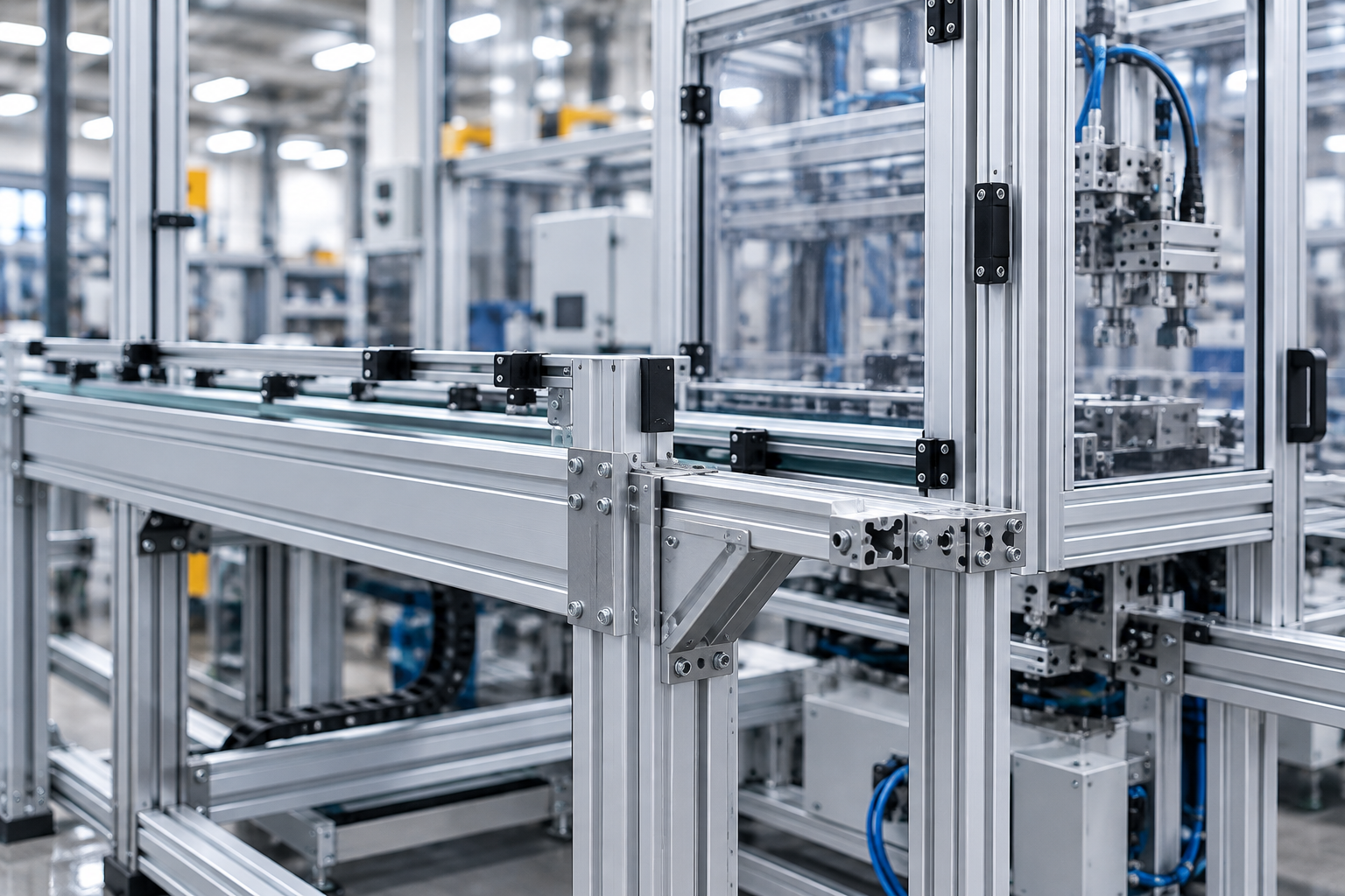 Industrial aluminium profiles