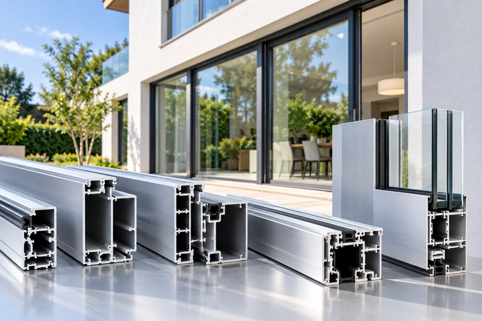 Residential aluminium profiles