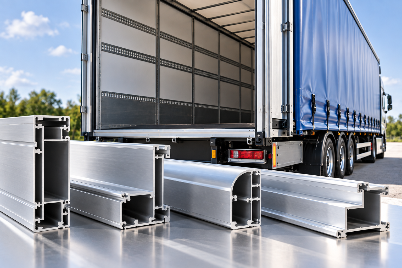 Road transport aluminium profiles